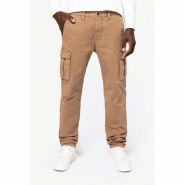 Pantalon cargo écoresponsable délavé homme -  Réf: NS740