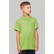 Polo sport manches courtes enfant - Réf: PA484 - PROACT - 100% polyester - Orange