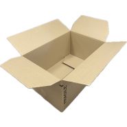 Caisse en carton simple cannelure 60 x 40 x 29 (cm).