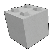 Mur en bloc béton empilable et réutilisable, ne nécessitant aucune fondation