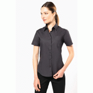 Chemise popeline manches courtes femme -  Réf: K544