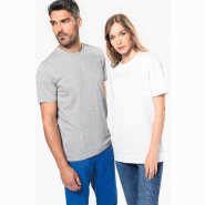 T-shirt col rond manches courtes unisexe - 100% coton peigné - Kariban Réf: K3036