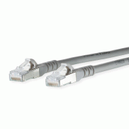 METZ CONNECT Cordon de brassage Cat.6A AWG 26, gris, 2,5 m