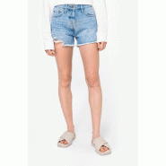 Short en jean écoresponsable  femme  -  Réf: NS750