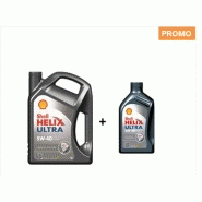 Huile moteur shell helix ultra 5w40 essence 5 l + 2 l