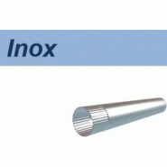 Tuyau cylindrique agrafé inox réf 01tuyagfte011