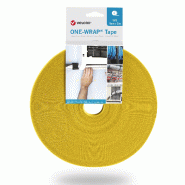 VELCRO® One Wrap® Bande 30 mm, jaune, 25 m