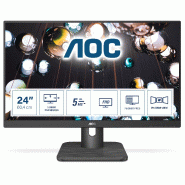 AOC E1 24E1Q écran plat de PC 60,5 cm (23.8&quot;) 1920 x 1080 pixels Full HD LED Noir