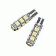 Ampoules veilleuses à led t10 smd 7w - blanc  t10-013-w /2