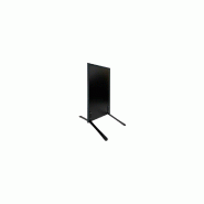 Panneau trottoir cadre bois sur piétement noir effet ressorts - 105 x 56 cm - Référence : PFN132AN