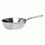 Sauteuse 24 cm - Milady de Buyer - Queue en fonte inox - Contenance 3L