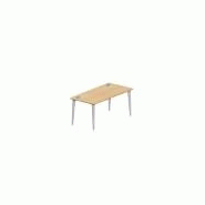 Table de bureau rectangulaire en mélamine - 1 800 014