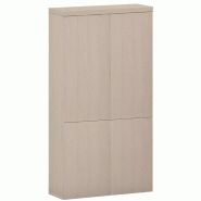 Armoire de rangement 4 portes fermeture à poussoir hauteur 196 cm (4 largeurs au choix) So Madrid