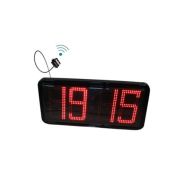 Horloge numérique standard et autonome à LED rouge, étanche à l'humidité et à la poussière IP66 - Huchez - RA20 R