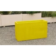 Jardinière rectangulaire Akhenaton en béton armé