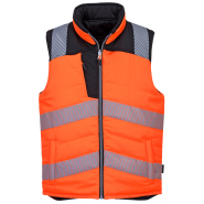 Bodywarmer réversible haute visibilité - Orange/Noir - PW374 - Portwest