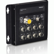 TRENDnet TI-TPG80 Switch ferroviaire PoE+ Gigabit M12 EN50155 industriel à 8 ports