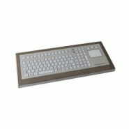 Clavier inox en boitier composé de 105 touches à courses courtes avec pavé tactile IP65 - USB - Référence: KSTM105RVS