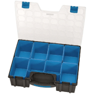 Draper tools boîte à 8 compartiments 41,5x33x11 cm noir 429551