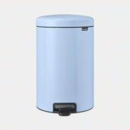 Poubelle à pédale NewIcon 20 litres - Dreamy Blue - Brabantia - Design intemporel - Anti-odeurs - Base antidérapante