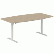 Table de réunion assis debout électrique NIVO - réglable en hauteur - L200 cm - neuf