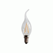 Ampoule flamme LED E14 4,8 W fil. 2 700 K dimmable