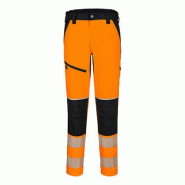 Pantalon stretch HV - Tissu extensible 4 dimensions, bande réfléchissante flexible, genoux renforcés - T140 - Portwest