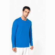 T-shirt col rond manches longues homme -  Réf: K359