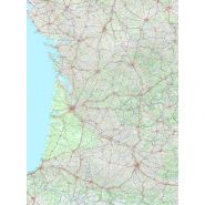 Carte de France Personnalisable - DAP - Partenaire Exclusif Michelin