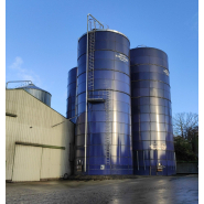 Silo-tour pour la conservation du maïs en inertage avec Charente Elevage Service - Solution de stockage