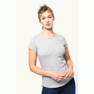 T-shirt col rond manches courtes femme -  Réf: K3013