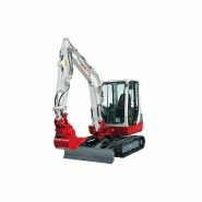 Mini Pelle Takeuchi TB 235 - moteur Yanmar 3 cylindres - 29,2 ch - profondeur de fouille 3400 mm