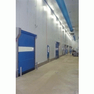 Porte rapide abmatic / souple / à enroulement / utilisation intérieure / 3500 x 3500 mm