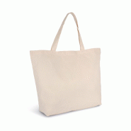 Sac shopping extra large en coton  -  Réf: KI0292