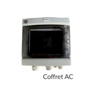 Coffret de protection AC - 20A 230V diff 30mA + PF 1xQ-Relay - SEC-AC-EN-01