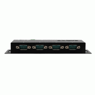 EXSYS EX-6124-2PoE Ethernet vers 4x RS-232/422/485 PoE avec connecteur 9 broches