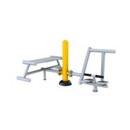 Appareil de fitness extérieur  -  fitness >  -  banc abdo   lombaire THJ-D10M