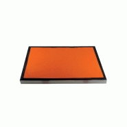 Panneau orange 30×40 cm sans numéro vinyle - 46432