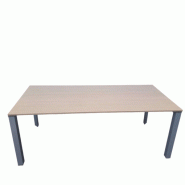 Table de réunion d'occasion - design moderne - matériaux de haute qualité - 90x200x73 cm