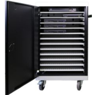 Chariot NoteCart Unifit - 12 ordinateurs portables jusqu'à 17 pouces - rangement, rechargement et sécurisation