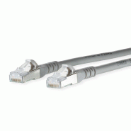 METZ CONNECT Cordon de brassage Cat.6A AWG 26, gris, 3 m