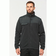 Veste polaire manches amovibles homme -  Réf: WK9105