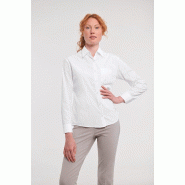 Chemise femme popeline polycoton manches longues -  Réf: RU934F