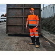 T-shirt bicolore Hi-vis -  Réf: YHVJ400