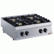 SELECLINE Cuisinière à gaz 600146818, 4 foyers, Four à gaz pas cher 