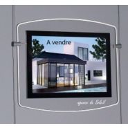 Ovalie - porte affiche led - displaylight - format a1