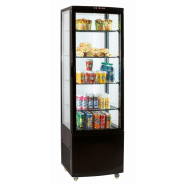 Vitrine réfrigérée positive - capacité 235 litres - coloris noir - cvr235ln - CASSELIN