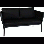 Sofa COLOMIERS - Aluminium, Rotin et Corde - Extérieur - Référence 1574PC_00000000011