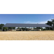 Hangar photovoltaïque monopente de 714m²