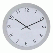 Horloge murale ronde diamètre 60cm - coloris gris métal